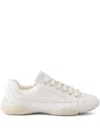 Prada Sneaker Aus Nappa-leder In Neutrals