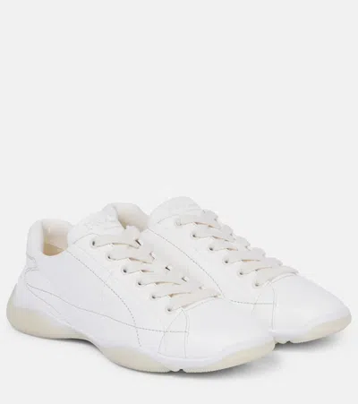PRADA LEATHER SNEAKERS
