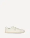 Prada Triangle-logo Sneakers In White