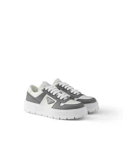 Prada Leather Sneakers In White