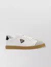 Prada Lane Leather Low-top Sneakers