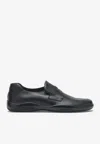 Prada Toblach Leather Loafers In Black