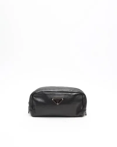 Prada Leather Toiletry Bag