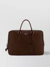 Prada Leather Top Handle Shoulder Bag