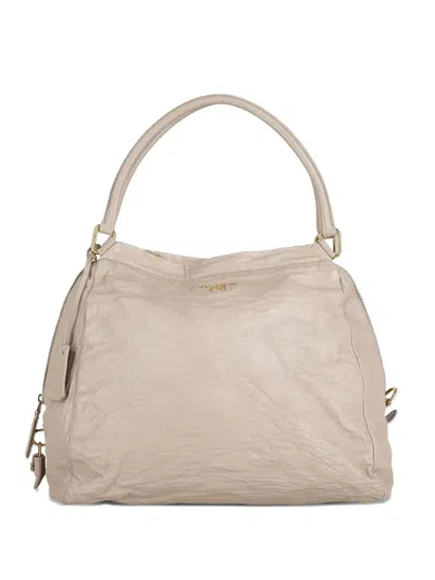 Pre-owned Prada Leather Tote Bag In Neutral