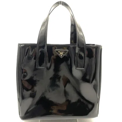 Pre-owned Prada Leather Tote Bag () In Black