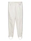 Prada Nappa Leather Joggers In White