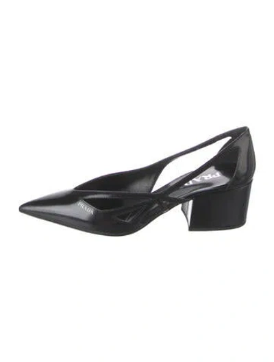 Pre-owned Prada Leather W/ Tags In Black