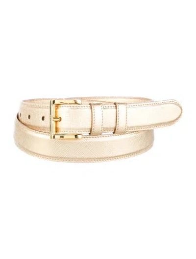 Pre-owned Prada Leather Waist Belt