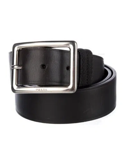 Pre-owned Prada Leather Waist Belt In Multi