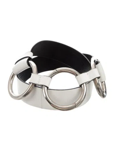 Pre-owned Prada Leather Waist Belt In Multi