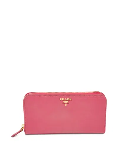 Pre-owned Prada Leather Wallet