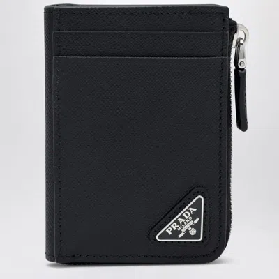 Prada Black Leather Card Holder