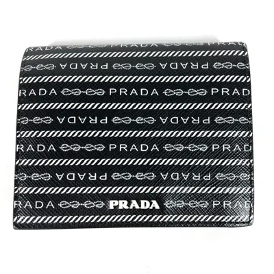 Pre-owned Prada Leather Wallet (bi-fold) () In Multi