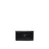 Prada Leather Wallet In Black