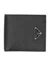 Prada Leather Wallet In Black