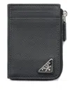 Prada Leather Wallet In Black