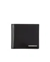 Prada Leather Wallet In Black