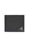 Prada Leather Wallet In Black