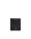 Prada Leather Wallet In Black