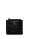 Prada Leather Wallet In Black