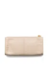 Prada Leather Wallet In Neutral