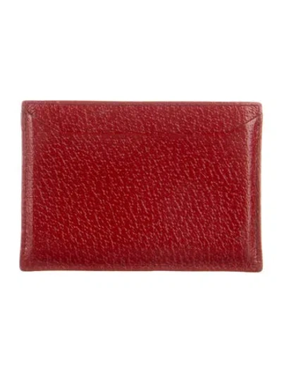 Pre-owned Prada Leather Wallet In Red