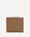 Prada Leather Wallet In Brown