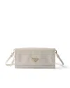 Prada Leather Wallet With Shoulder Strap