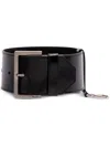 Prada Leather Wrist Strap In Black