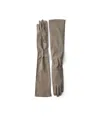 Prada Lederhandschuhe In Neutral