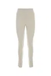 Prada Elastic Waistband Cashmere Blend Leggings In Neutral