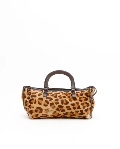 Prada Leopard Baguette Bag