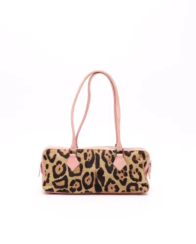Prada Leopard East West Bag