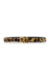 Prada Leopard-print Pony Hair Belt In Animal