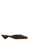 Prada Leopard Printed Slip On Mules In Leopard Print