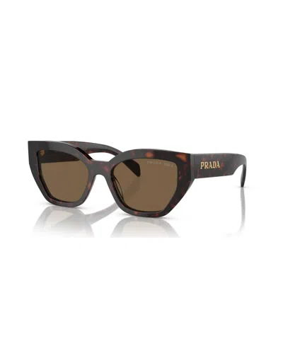 Prada Cat-eye-sonnenbrille In Schildpattoptik In Briar Tortoise