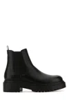 Prada Man Ankle Boots Black Size 7 Soft Leather