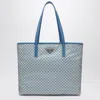 Prada Light Blue Bag In Printed Re-nylon In Multi