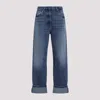 Prada Blue Denim Jeans In Blue