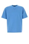 Prada Blue Crew Neck T-shirt