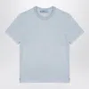 Prada Washed Cotton T-shirt With Short Sleeves