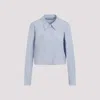 Prada Camicia In Popeline Azzurro  Donna In Cielo