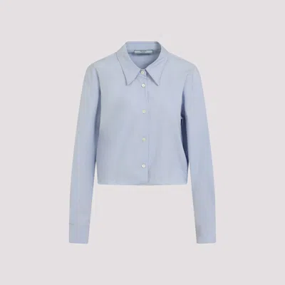PRADA LIGHT BLUE POPLIN SHIRT