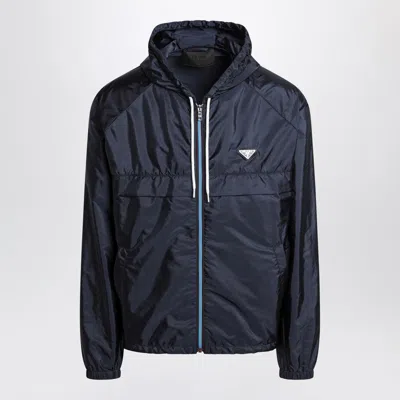 Prada Light Blue Re-nylon Jacket Men