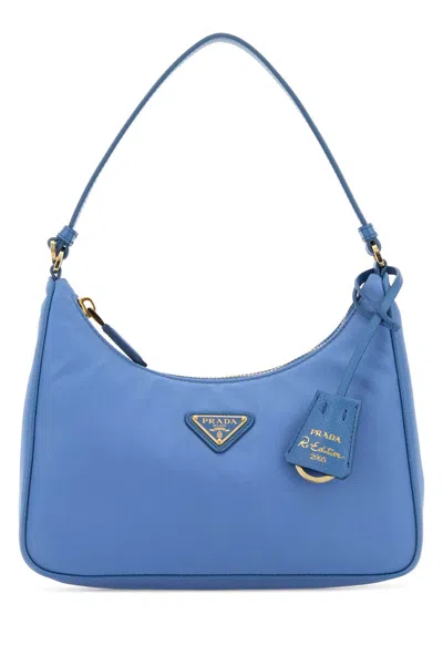Prada Light Blue Re-nylon  Re-edition 2005 Shoulder Bag