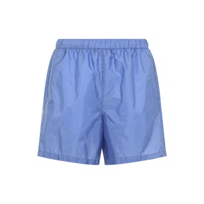 Prada Light Blue Re-nylon Swim Shorts