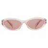 Prada Light Brown Irregular Ladies Sunglasses Pr 26zs 19q10d 55 In Pink