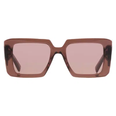 Prada Light Brown Square Ladies Sunglasses Pr 23ys 17o60b 51 In Pattern