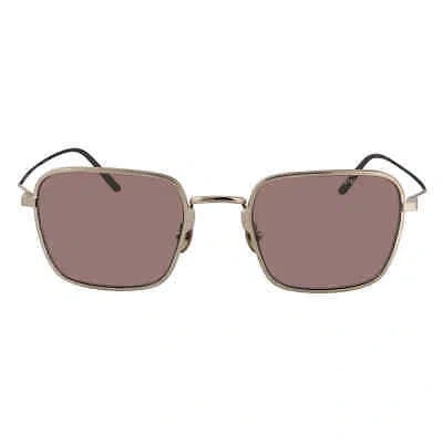 Pre-owned Prada Light Brown Square Ladies Titanium Sunglasses Pr 54ws 06q06i 52